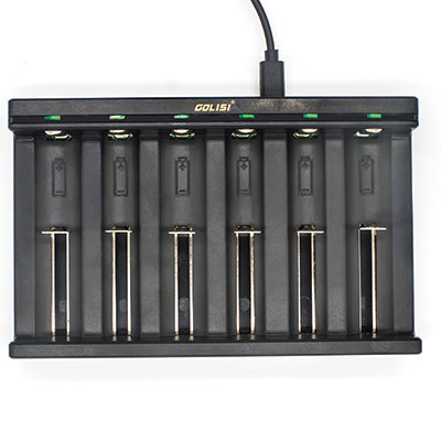 Golisi 6 Bay Battery Charger