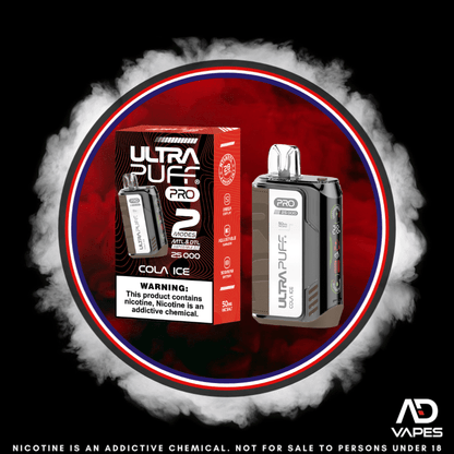 Ultra puff pro 25k 50mg disposable