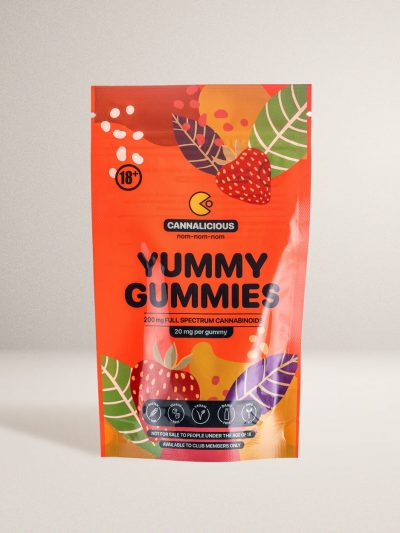 Cannalicious yummy gummies 200mg(20mg per gummy)