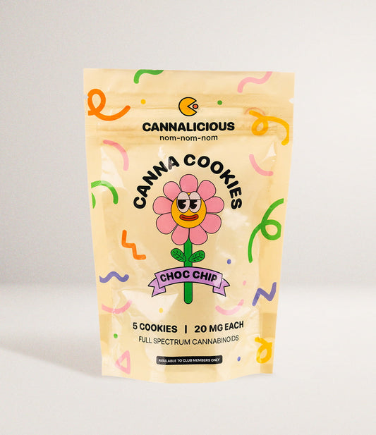 Cannalicious canna cookies choc chip