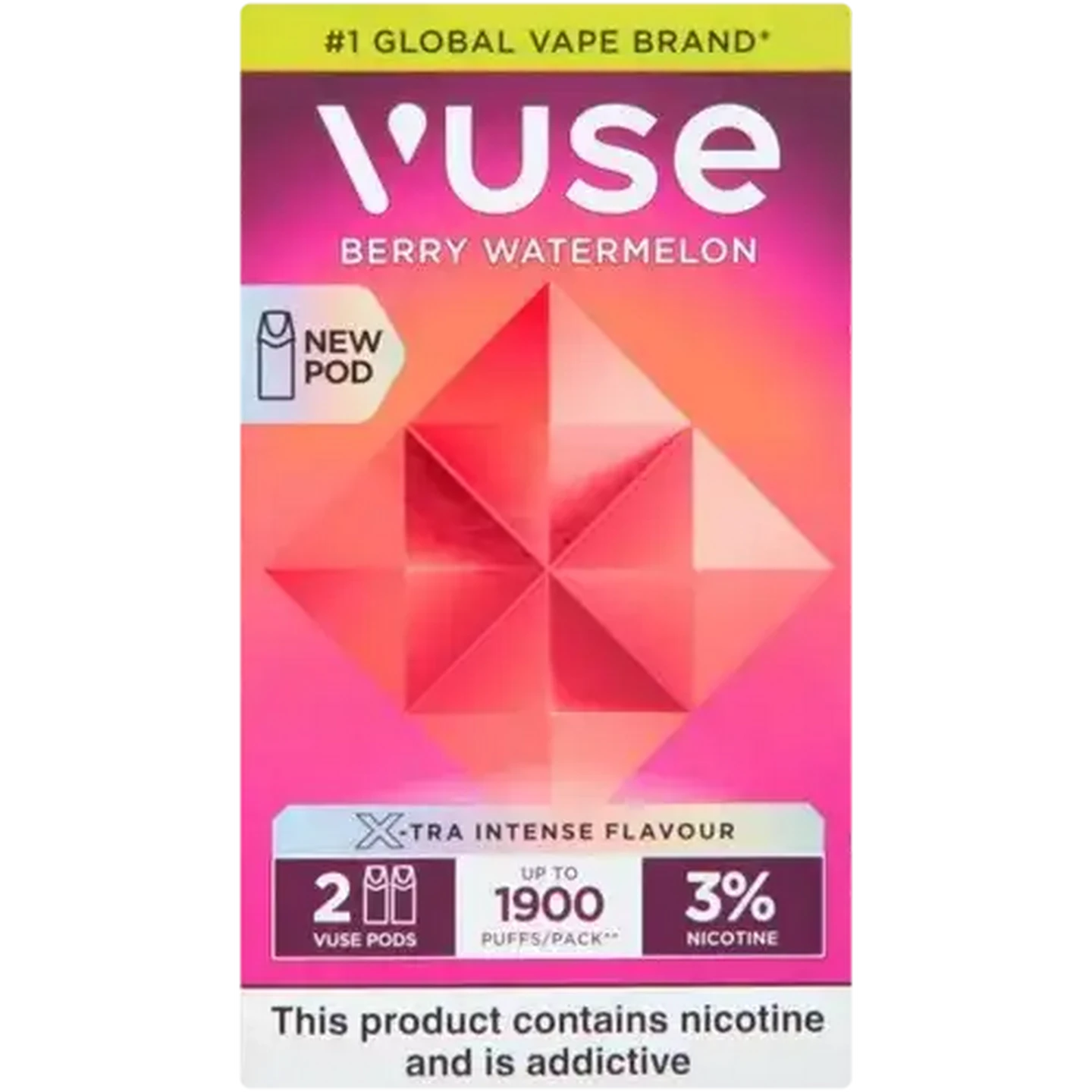 Vuse pods 1900puffs 3%