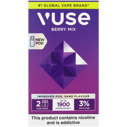 Vuse pods 1900puffs 3%