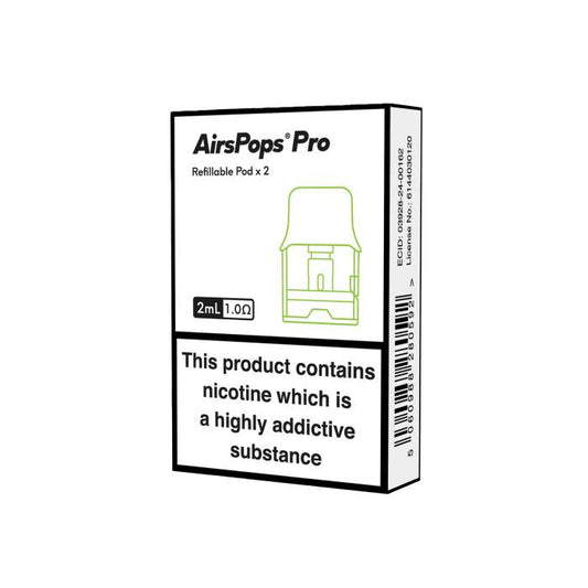 Airspops pro refillable pod