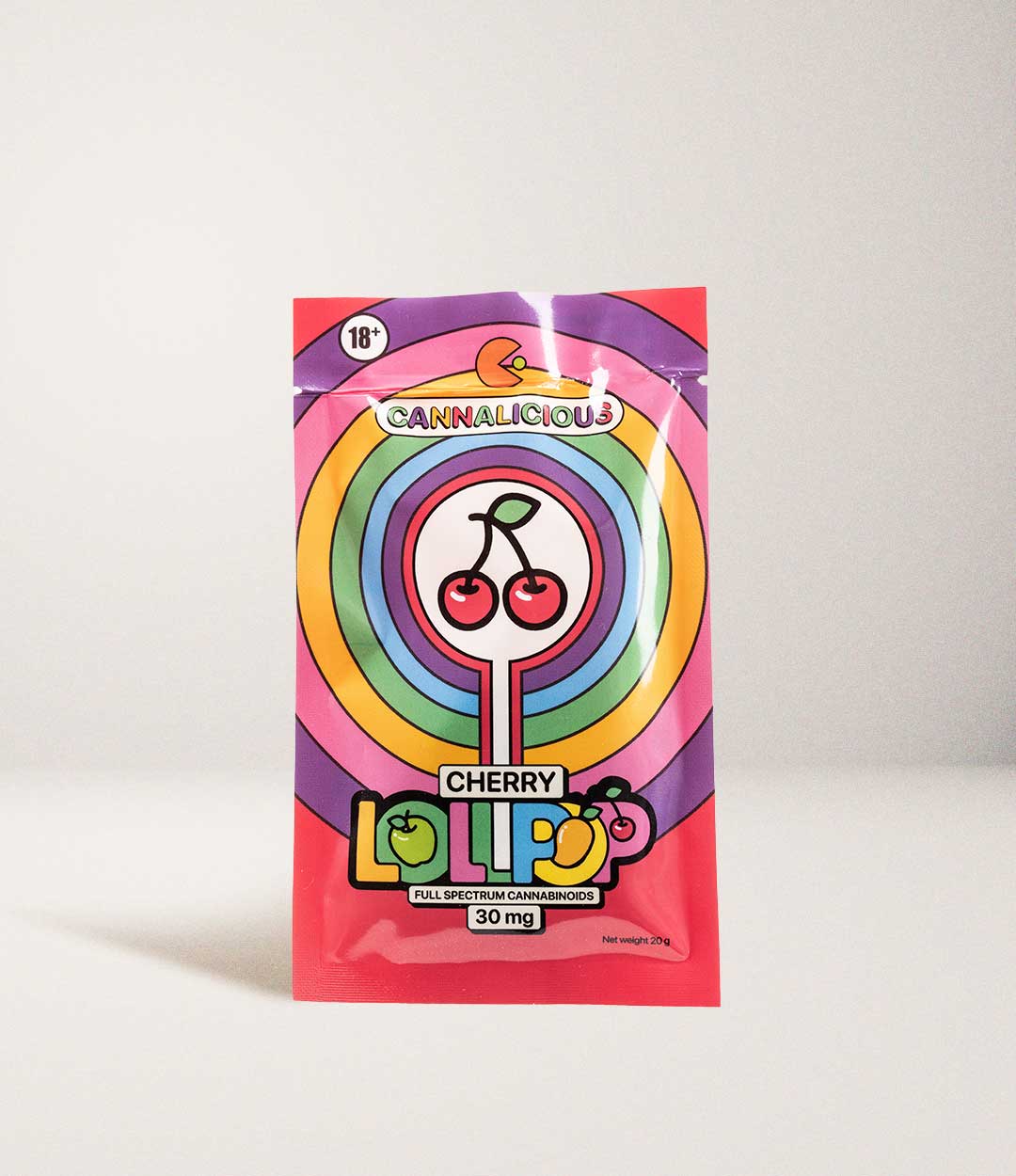 Cannalicious 30mg Cherry lollipop